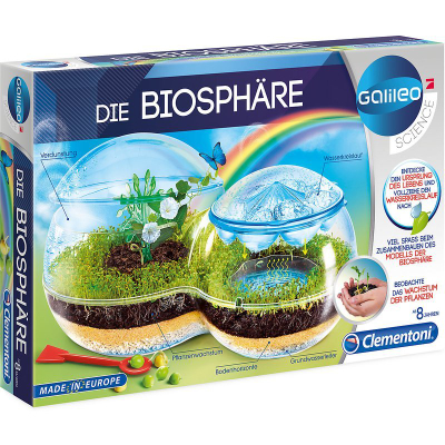 Set edukativ Clementoni Galileo The Biosphere, mini laborator biologjie, për kalamaj 8+, shumëngjyrësh