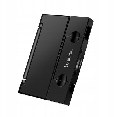 Lexues kartelash LogiLink USB 3.0, USB-A USB-C, me kuti ruajtëse, i zi