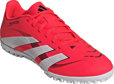 Këpucë futbolli Adidas Predator Club TF M ID3784, për tapet artificial, për burra, të kuqe