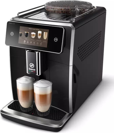 Aparat kafeje Saeco Xelsis Deluxe SM8780/00, automatik bean to cup, 22 pije, i zi