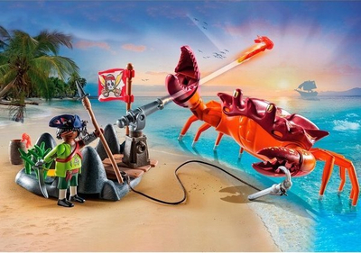 Set lodër Playmobil Pirates 71532, gaforre gjigande për luftë, 26 pjesë, shumëngjyrëshe