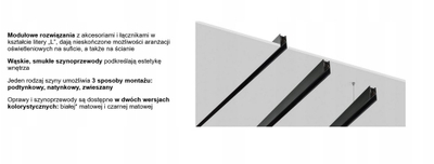 Komplet i futur ndriçimi Spectrum SHIFT SYSTEM WLD+40030, për tavan