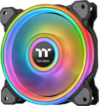 Ftohës Thermaltake Riing Quad 12 RGB, 120 mm, i zi