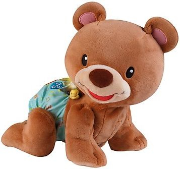 Играчка мечка што лазат VTech Crawling Bear Tuptus, со светла, со звуци, многу обоена
