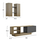 Set komodë për TV Tyson 140x31,5x43,5Hcm (HM18081), gri