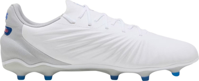 Këpucë futbolli Puma KING Match FG AG M 107863 02, lëkurë natyrale, të bardha