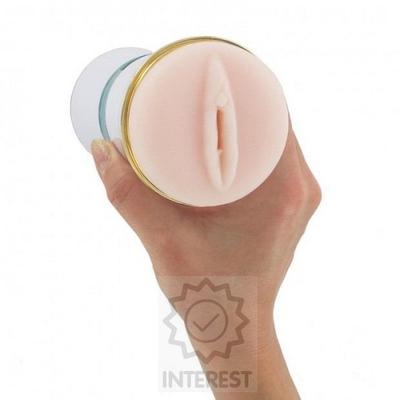 Masturbator dyanësh FOX K119080, vagina dhe gojë, futëse TPE, i bardhë