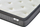 Dyshek Beliani CHARM Memory Foam, 90x200 cm, fortësi e mesme, gri me të bardhë