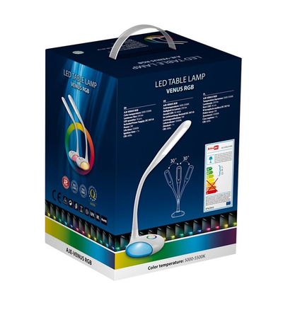 Llambë tavoline LED, e bardhë