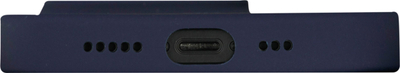 Këllëf telefoni Dbramante Monaco për iPhone 15 Pro Max, mbron mirë, kompatibël me MagSafe, blu