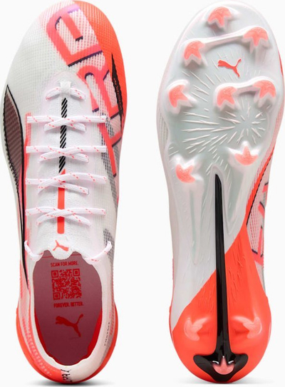 Çizme futbolli Puma Ultra 5 Ultimate FG M 108159-01 për bar natyral, për burra, portokalli