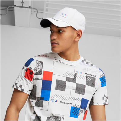 Kapele Puma BMW M Motorsport Baseball, snapback, unisex, e bardhë