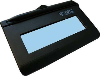 Pajisje nënshkrimi Topaz SigLite LCD 1x5 T-L(BK)460, ekran LCD, për POS, e zezë