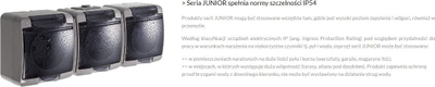 Prizë teke Karlik Junior 4GHE-1d, me tokëzim, me kapak smoke, kafe