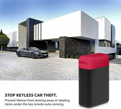Kuti për çelësa Tech-Protect V2, e zezë / kuqe