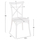 Karrige polipropileni Anji 47,5×52×90 Hcm (HM5469.11), bardhë