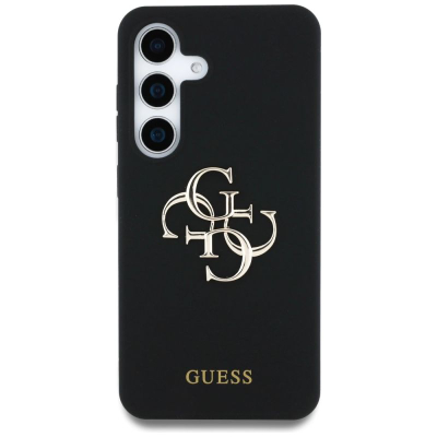Guaskë telefoni Guess Silicone Big 4G, për Samsung Galaxy S25, TPU, e zezë