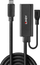Adapter USB Lindy 43352, USB-C në USB A Micro USB, USB 3.2 Gen 1, 3m, i zi