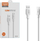Kabllo USB Somostel SMS-BA02, USB-A në USB-C, 120W 6A, 1m, e bardhë