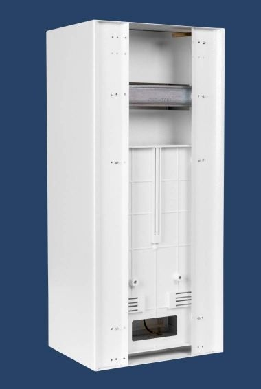 Kabinet me ndërprerës Karwasz, 12 modules, IP30, e bardhë