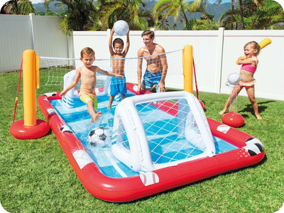 Qendër lojrash me ujë e fryrë Intex Multisport, 325 x 267 x 102 cm, shumëngjyrëshe