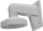 Mbajtëse muri për kamera sigurie Hikvision DS-1273ZJ-130-TRL, plastike, e bardhë