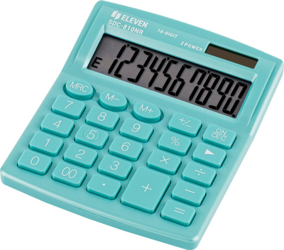 Калкулатор маса Eleven SDC-810NRGNE, голем екран, големи копчиња, сив
