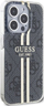 Kapak mbrojtës Guess IML 4G Gold Stripe për iPhone 15 Pro Max 6.7", i zi