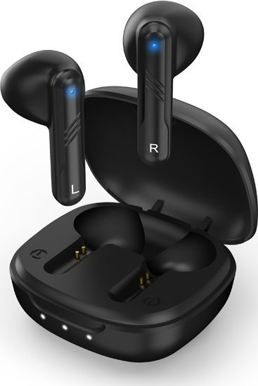 Kufje wireless Genius HS-M905BT TWS in-ear, Bluetooth 5.3, me kuti karikimi, ngjyrë e zezë