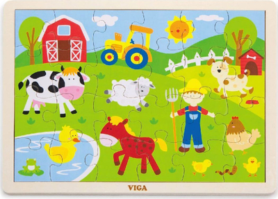 Puzzle Viga Farm 50197, 24 elemente