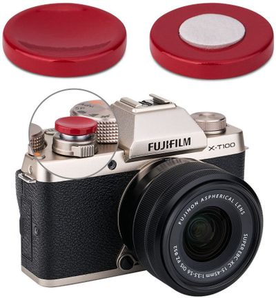 Buton shkrepësi JJC SRB NSCDR, soft release për aparat fotografik, i zi