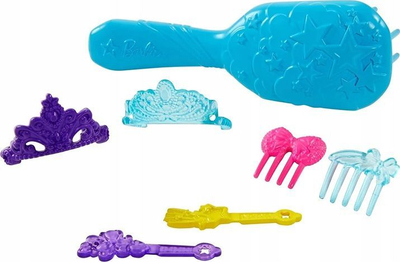 <![CDATA[Kukull Barbie Dreamtopia princeshë me flokë shumëngjyrësh, me aksesorë për krehje e stilim, shumëngjyrëshe]]>