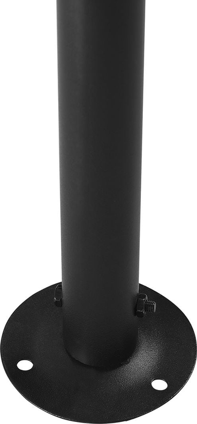 Çadër kopshti Beliani Gazebo Colos, metal 4x3 m, me perde, gri grafit