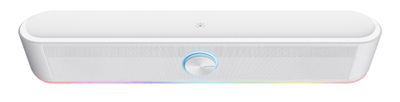 Soundbar Trust GXT 619W Thorne, 6W RMS, me kabëll USB, i bardhë