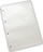 Bllok shënimesh Bantex Standard Pad A4, me katrorë, 100 fletë, i bardhë