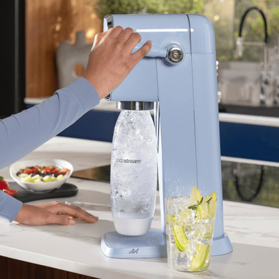 Makina për pije të gazuara SodaStream Art, manuale, Misty Blue