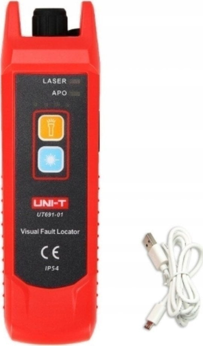 Detektor optik UNI-T UT691-01 Visual Fault Locator, 650nm, IP54, i kuq