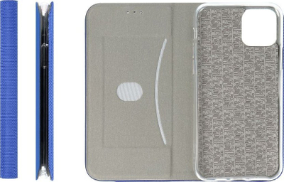 Kapak telefoni Sensitive Book Case për Xiaomi Redmi Note 12S, tip libër, me magnet, blu