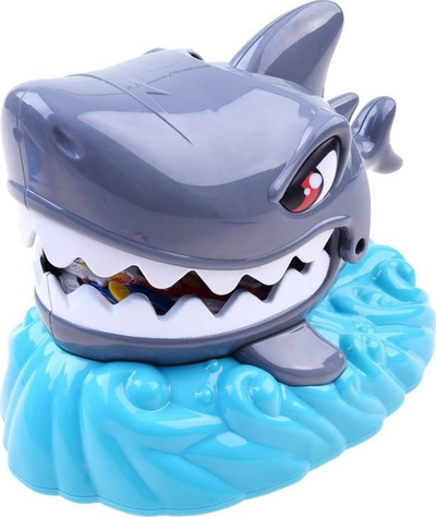 Loja interaktive Crazy Shark GR0323, me drita edhe muzikë, plastike, gri