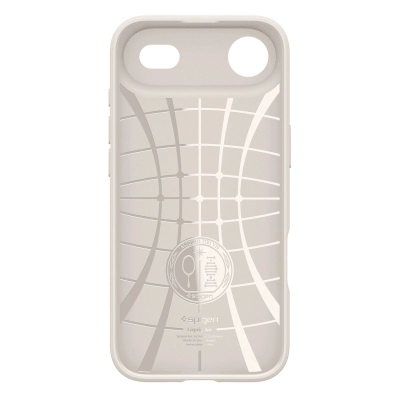 Kapak telefoni Spigen Liquid Air për iPhone 17 Pro, TPU i butë, me sipërfaqe që s’rrëshqet nga dora, gri natyrale