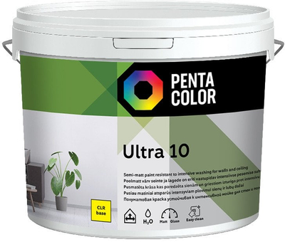Bojë emulsioni Pentacolor Emul Paint Ultra 10, 5L, e bardhë