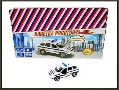 Lodër autoambulancë Hipo SW-16-11A, 11cm, zë dhe drita, e bardhë