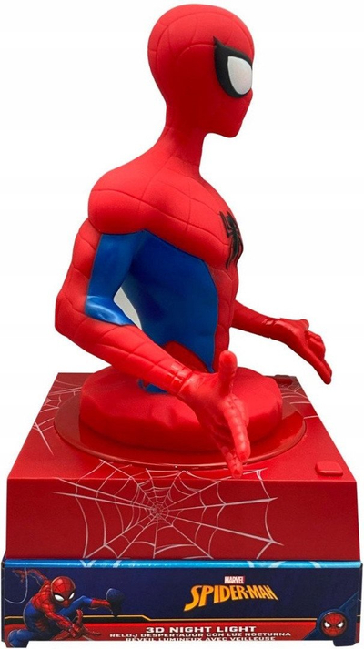 Ora alarmi Kids Licensing Marvel Spiderman, me dritë nate, shumëngjyrëshe