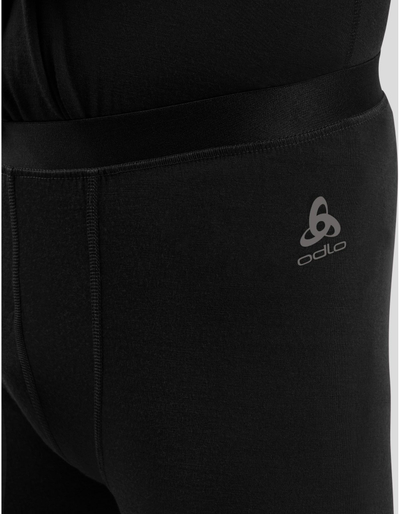Legginsa bazë Odlo Merino 160 Total Black, lesh merino, LIGHT, L, të zeza