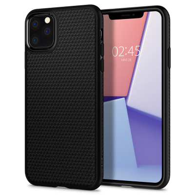 Mbrojtëse për celular iPhone 11 Pro Max Spigen Liquid Air, i zi