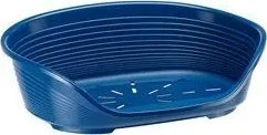 Shportë plastike për qen e mace Ferplast Siesta Deluxe 2, me vrima ajrosje, kundër rrëshqitjes, blu