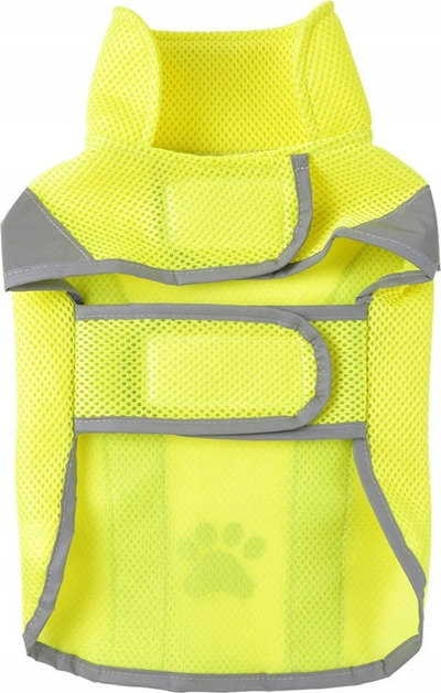 Raincoat për qen Emako, reflektues, 35cm, i verdhë