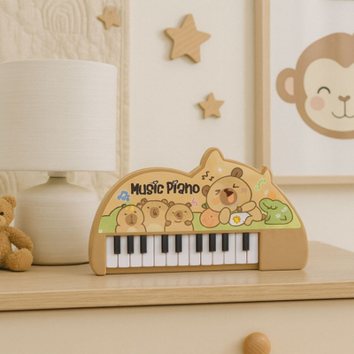 Piano muzikore për kalamaj Capybara Mini Keys, 22 taste, shumëngjyrëshe