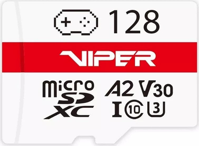 Kartë memorie Patriot Viper Gaming 128GB Micro SDXC, V30 A2 UHS I U3, 4K UHD