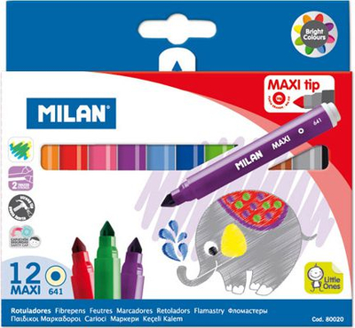 Set me ngjyra Milan Maxi 80020, 12 ngjyra